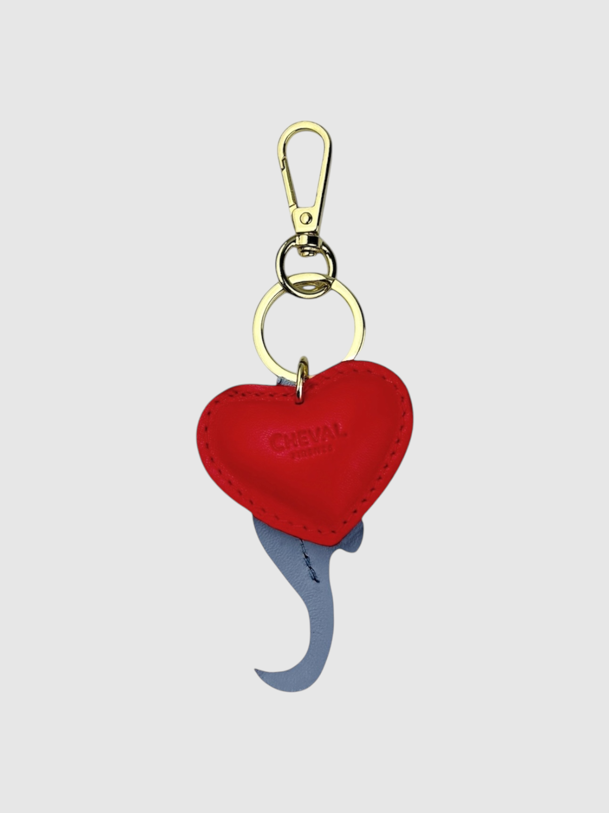 Portachiavi cuore rosso