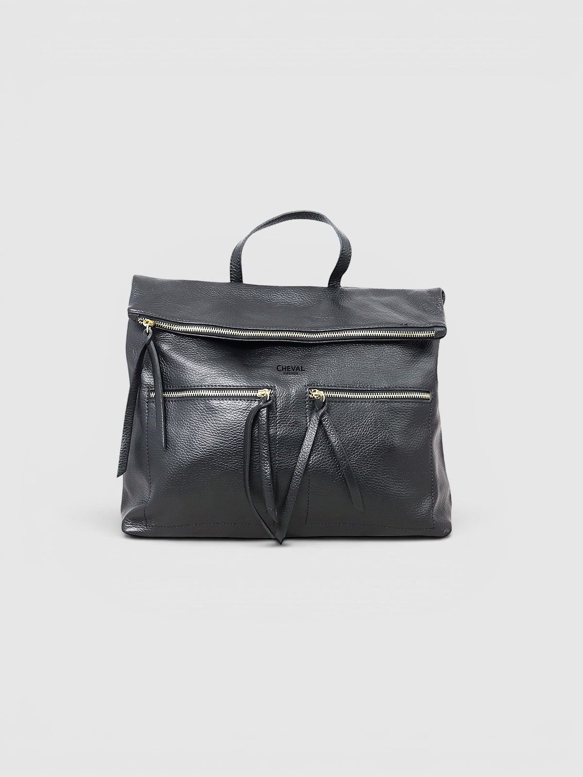 cheval leather backpack Firenze Business James Mini Backpack, Genuine Made in Italy, Powder pink Fashion positioned cross Cavalor Leather Backpack in Edits