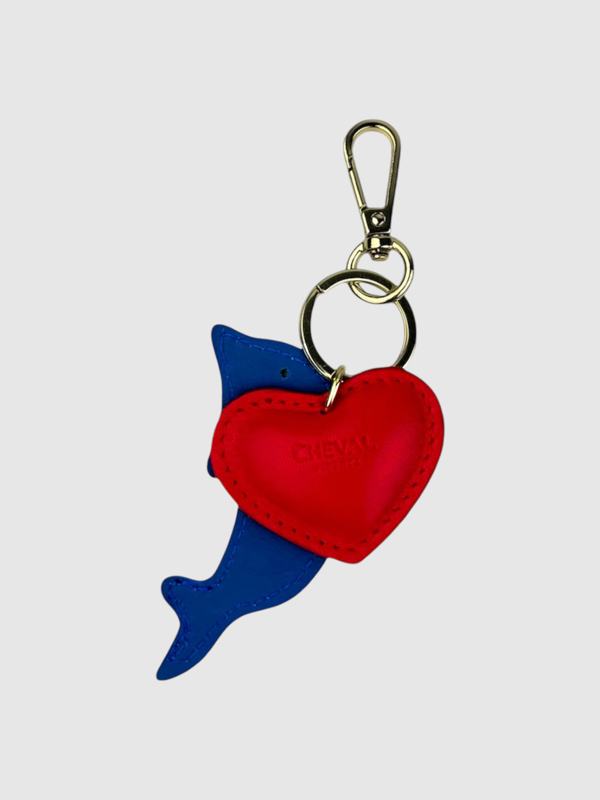 Portachiavi cuore rosso