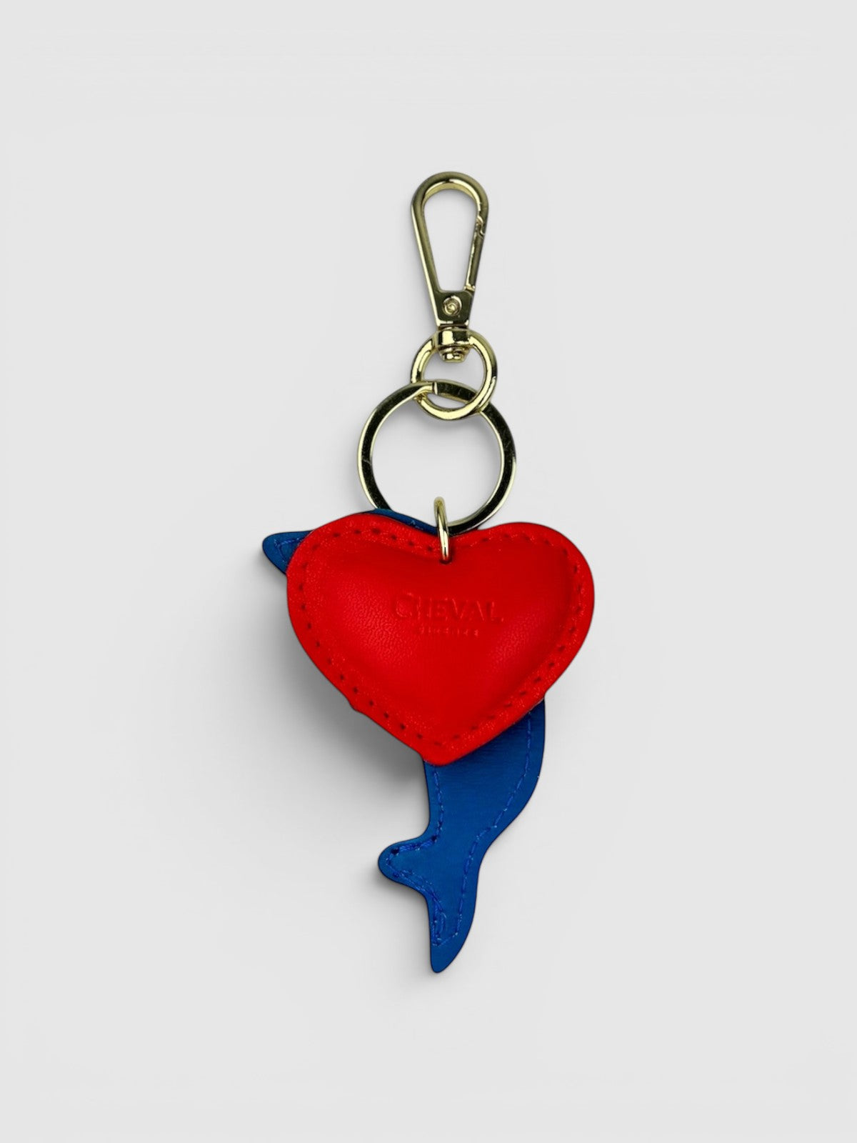 Red heart keychain