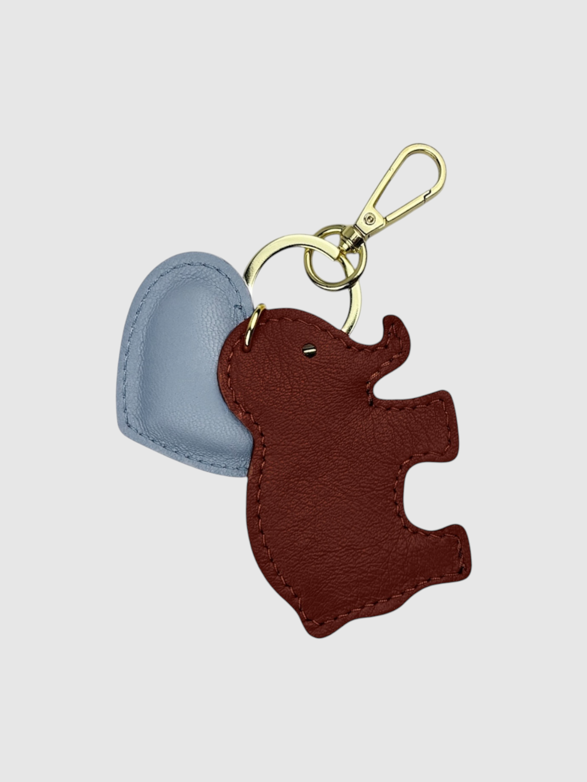 Portachiavi cuore celeste