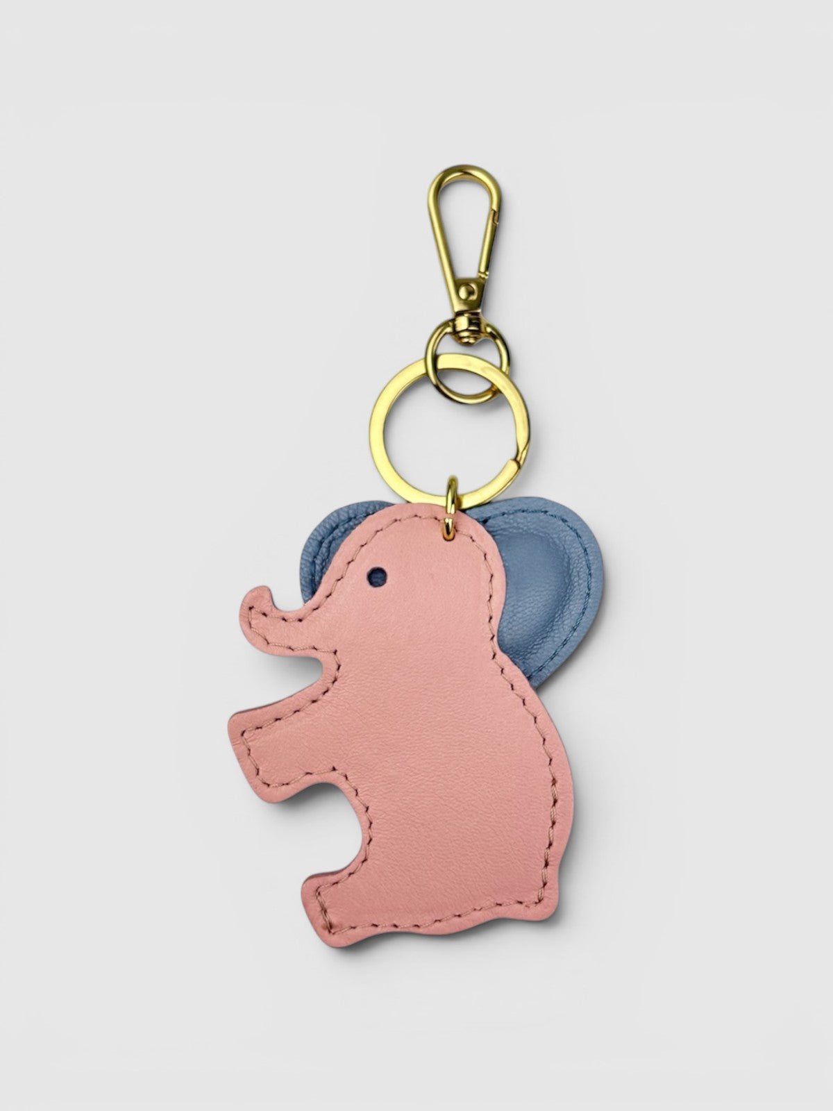 Sky blue heart keychain