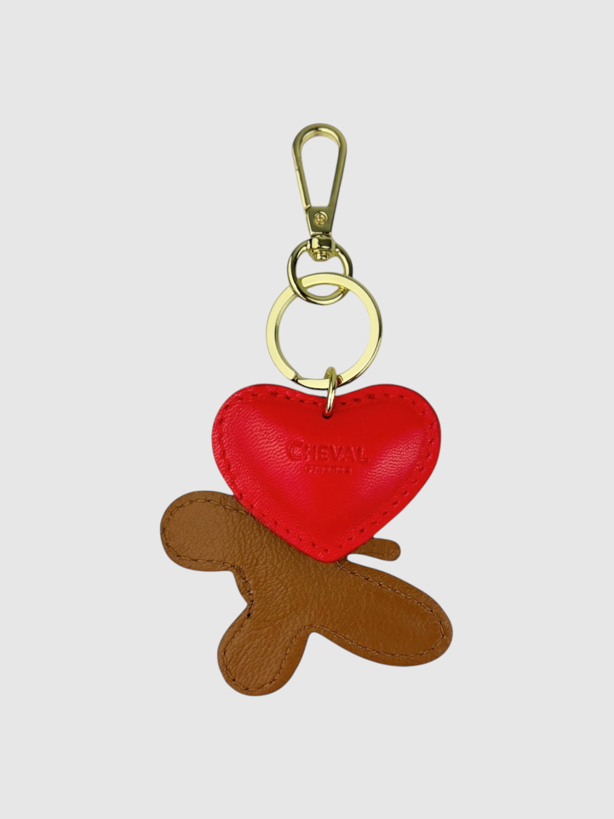 Portachiavi cuore rosso