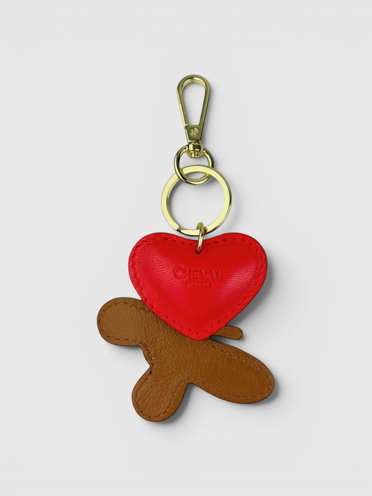 Red heart keychain