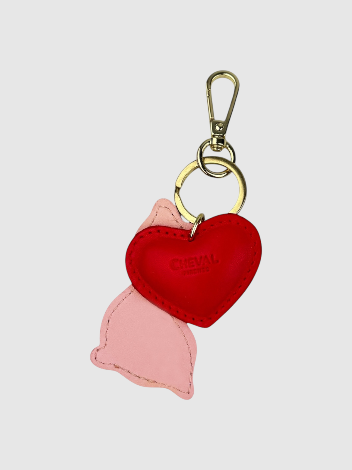 Portachiavi cuore rosso