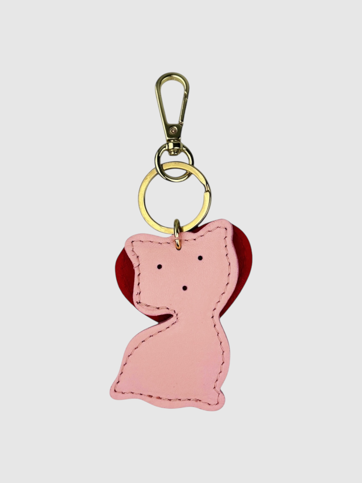 Portachiavi cuore rosso