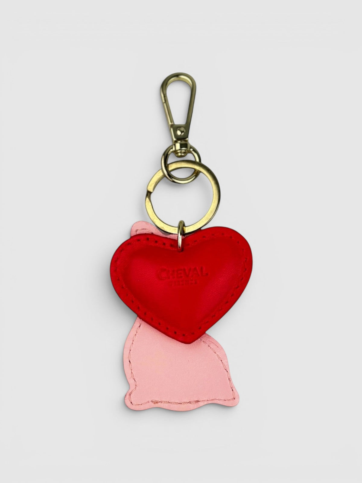 Red heart keychain