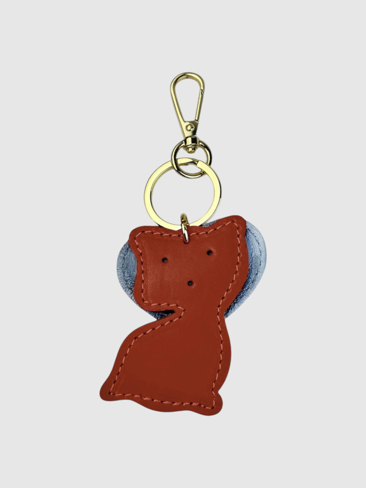 Portachiavi cuore celeste