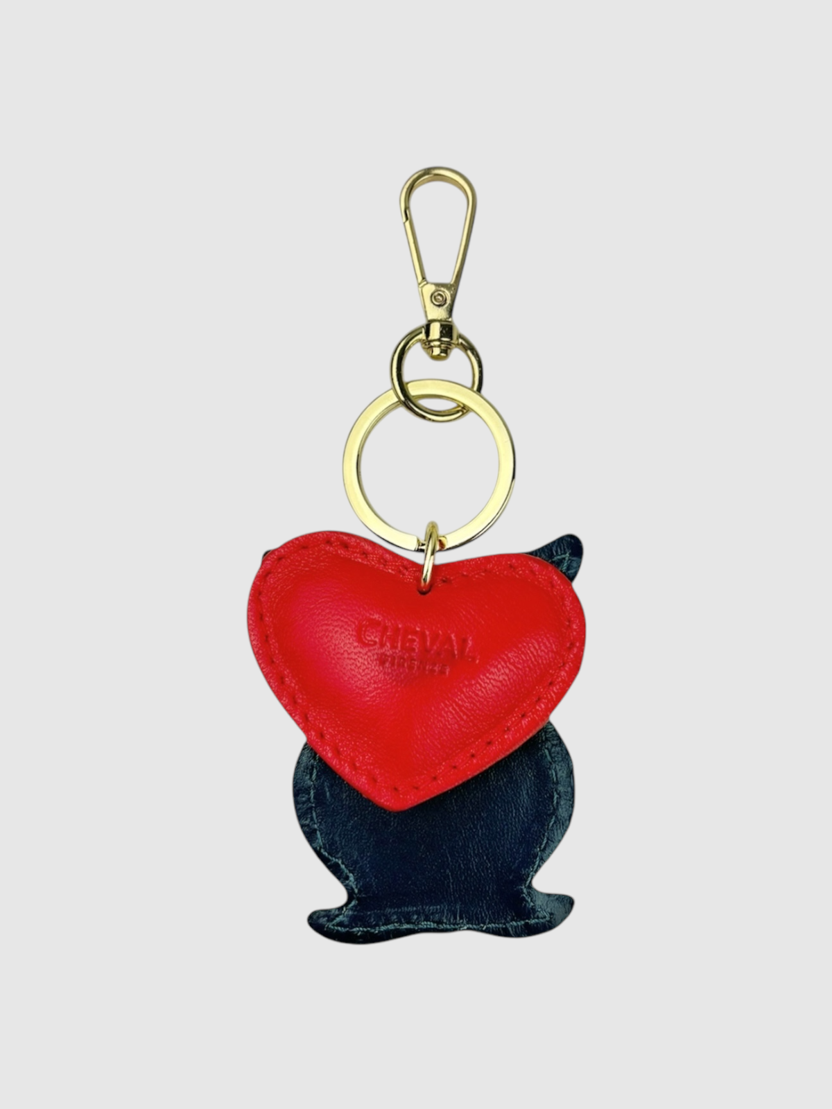 Portachiavi cuore rosso