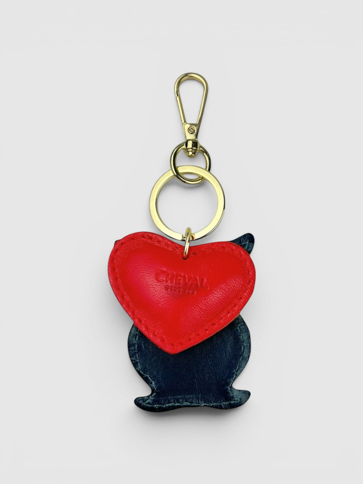 Red heart keychain