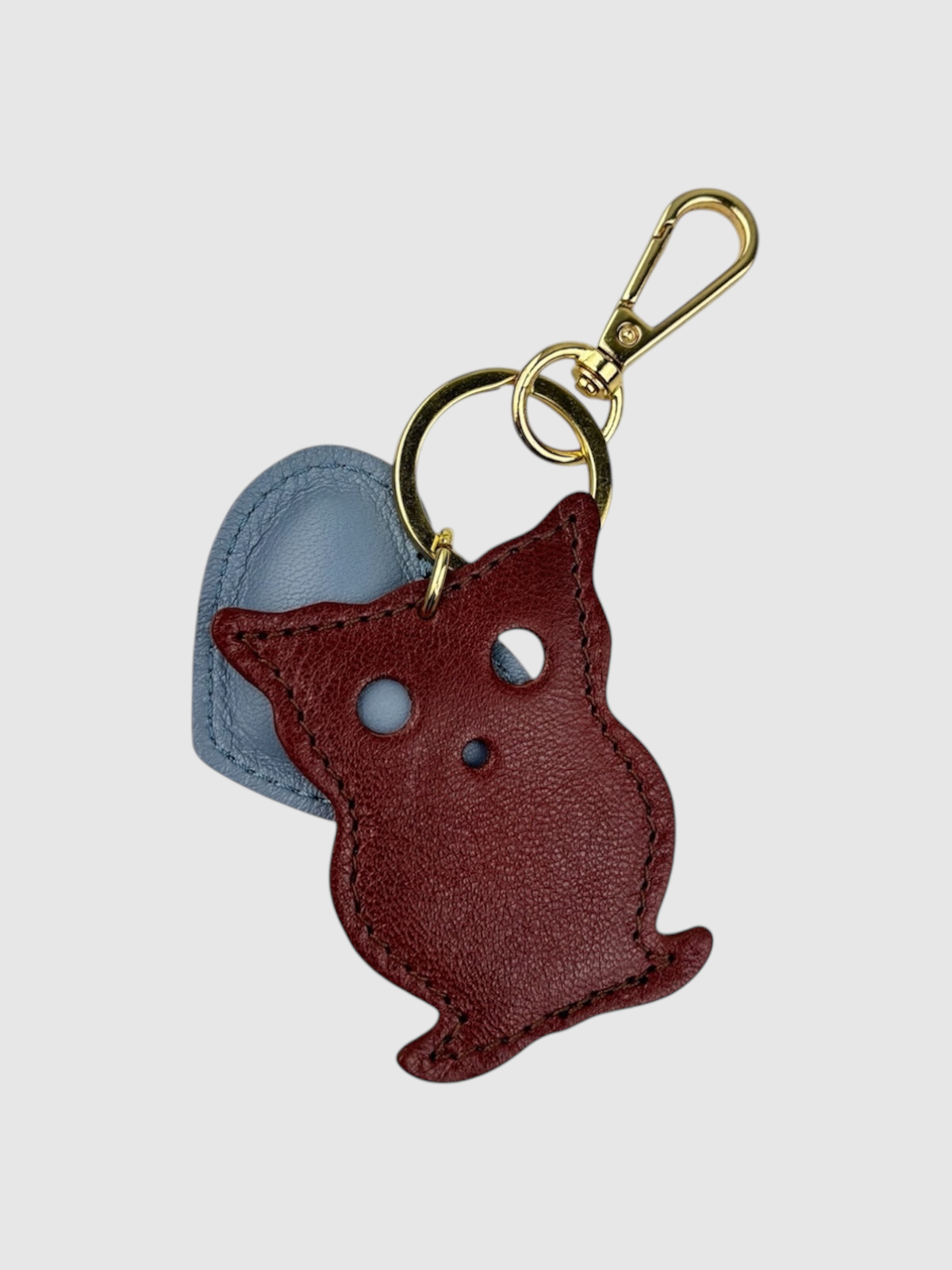 Portachiavi cuore celeste