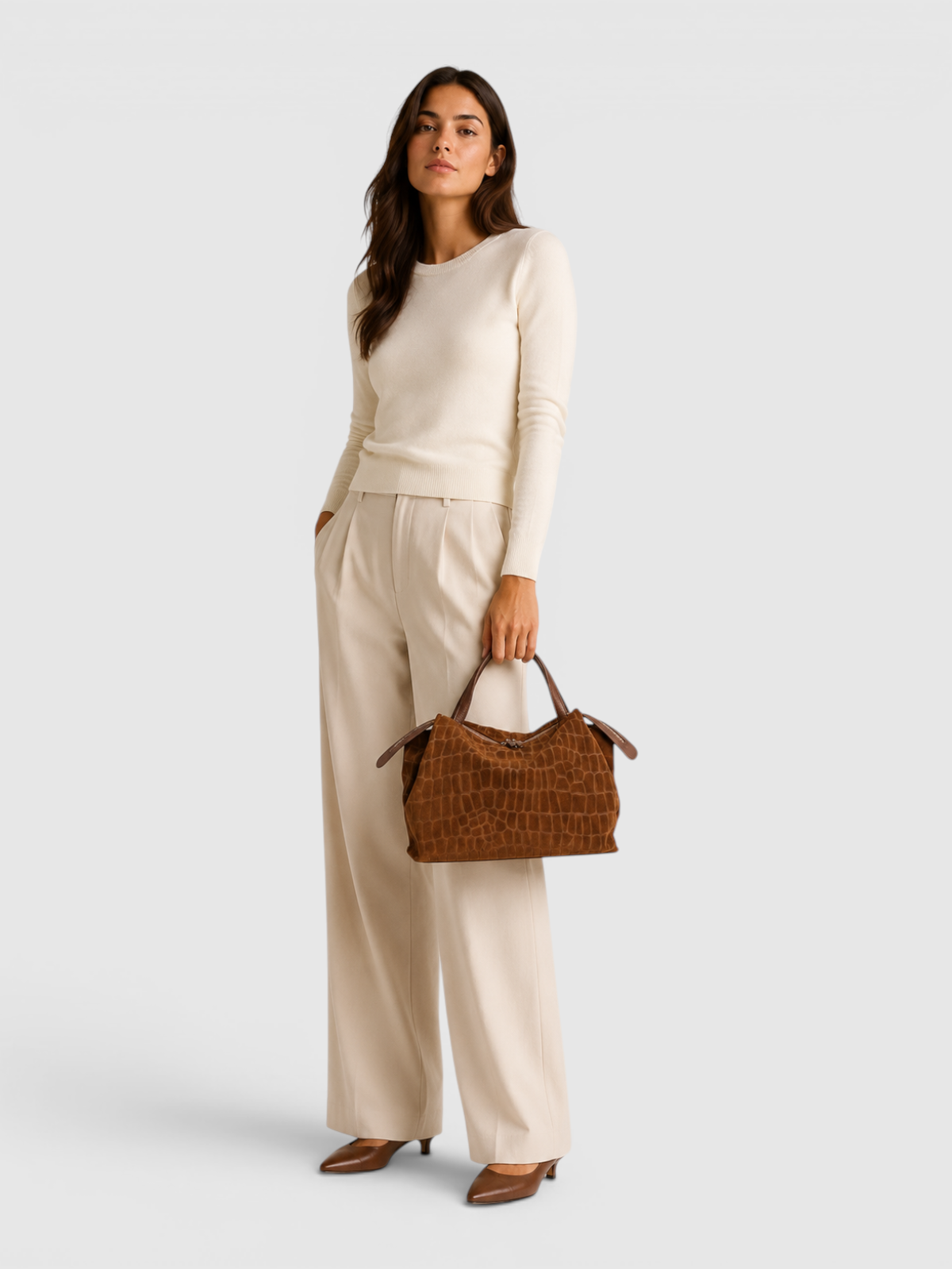 Algedi Suede Croc