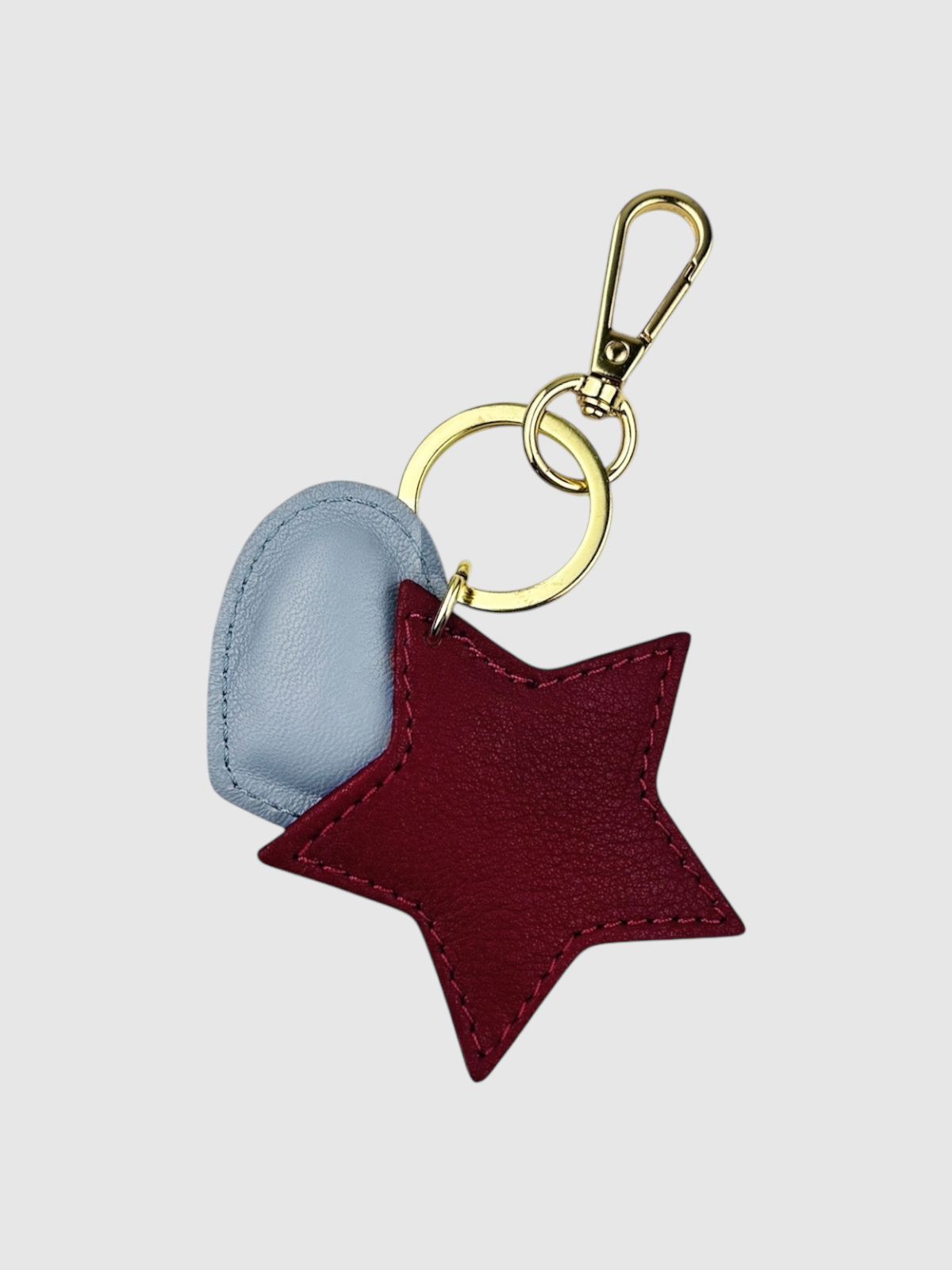 Portachiavi cuore celeste