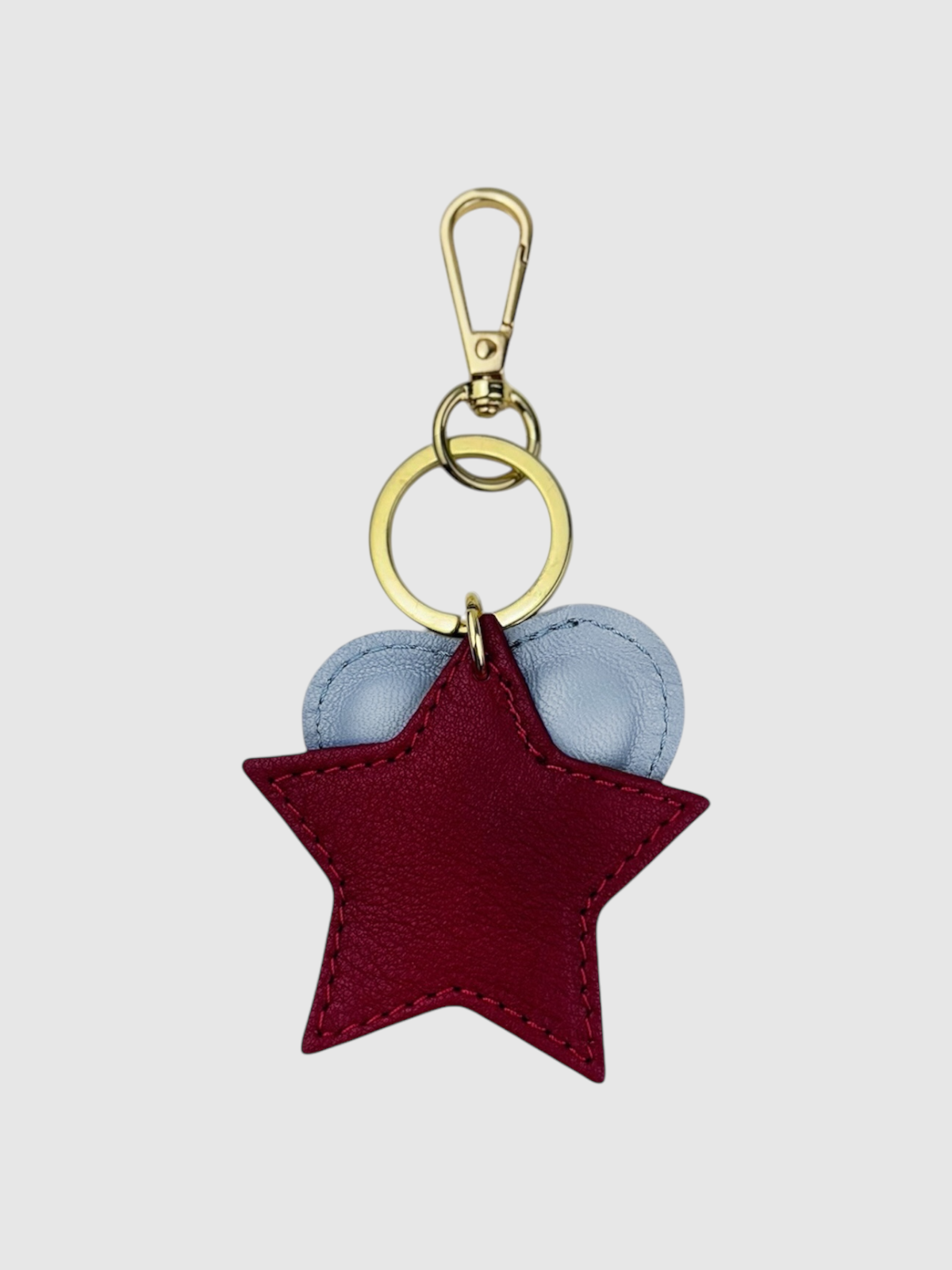 Portachiavi cuore celeste