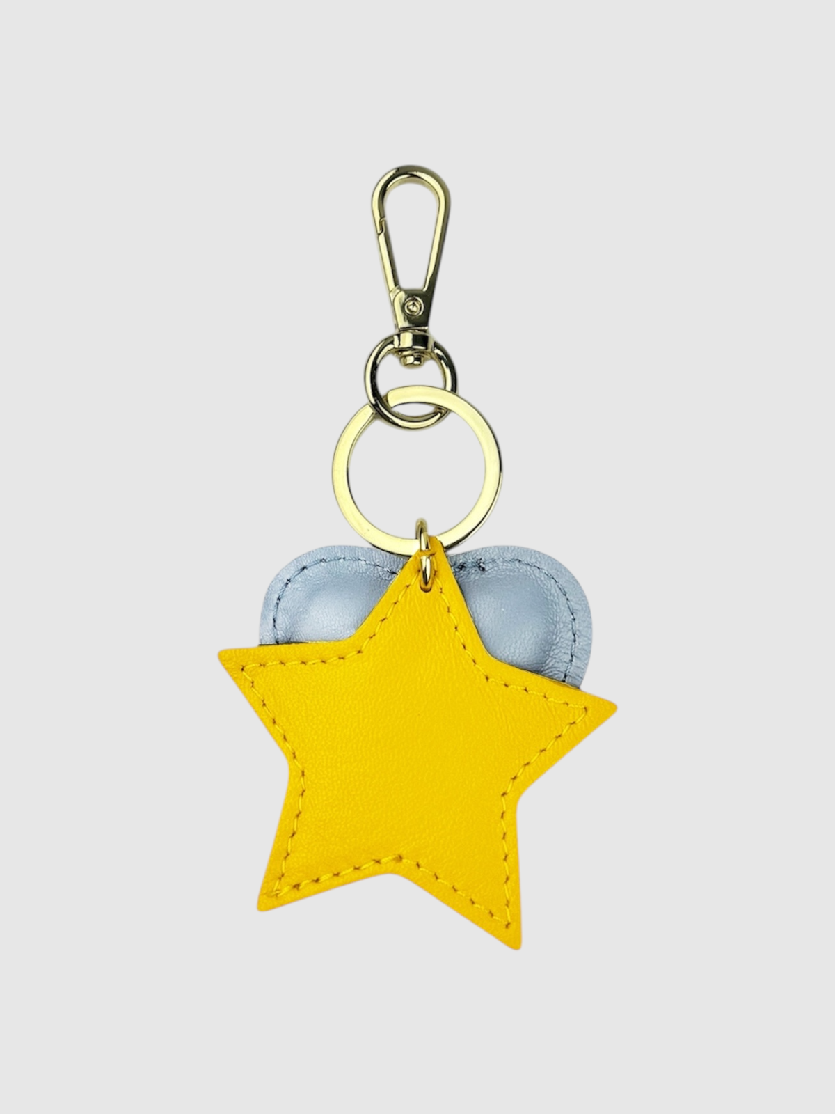 Portachiavi cuore celeste