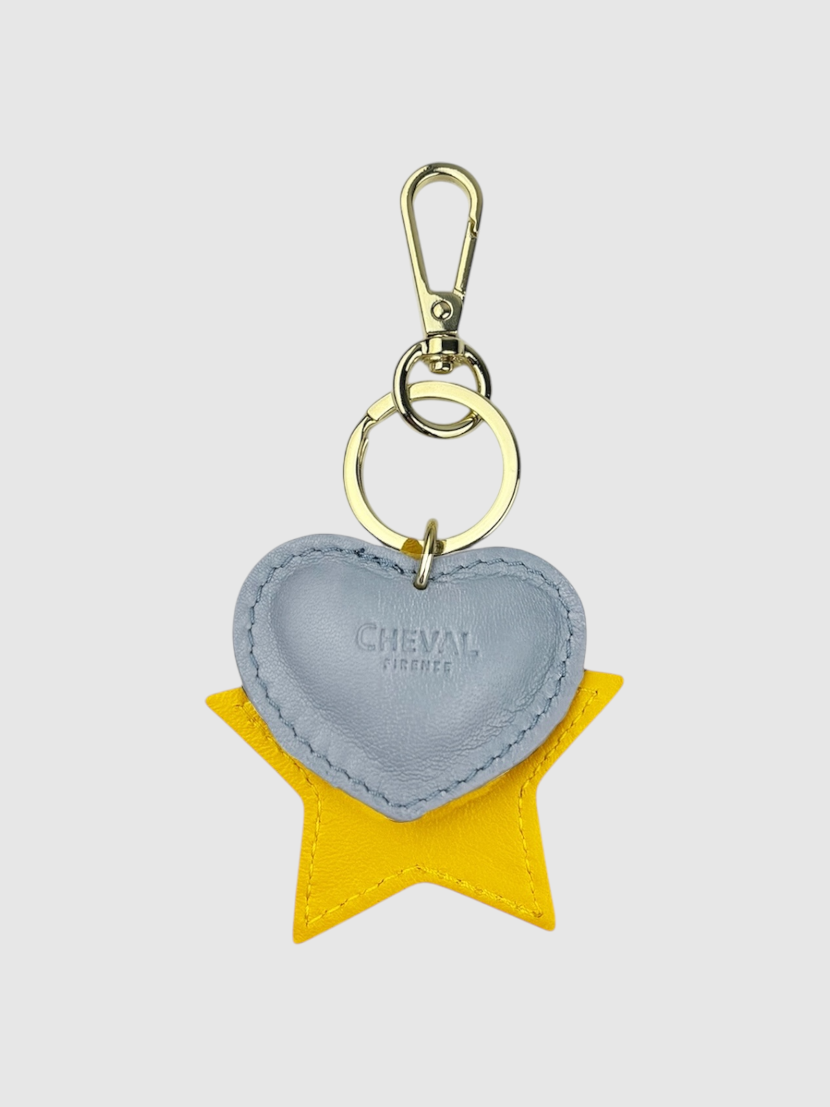 Portachiavi cuore celeste