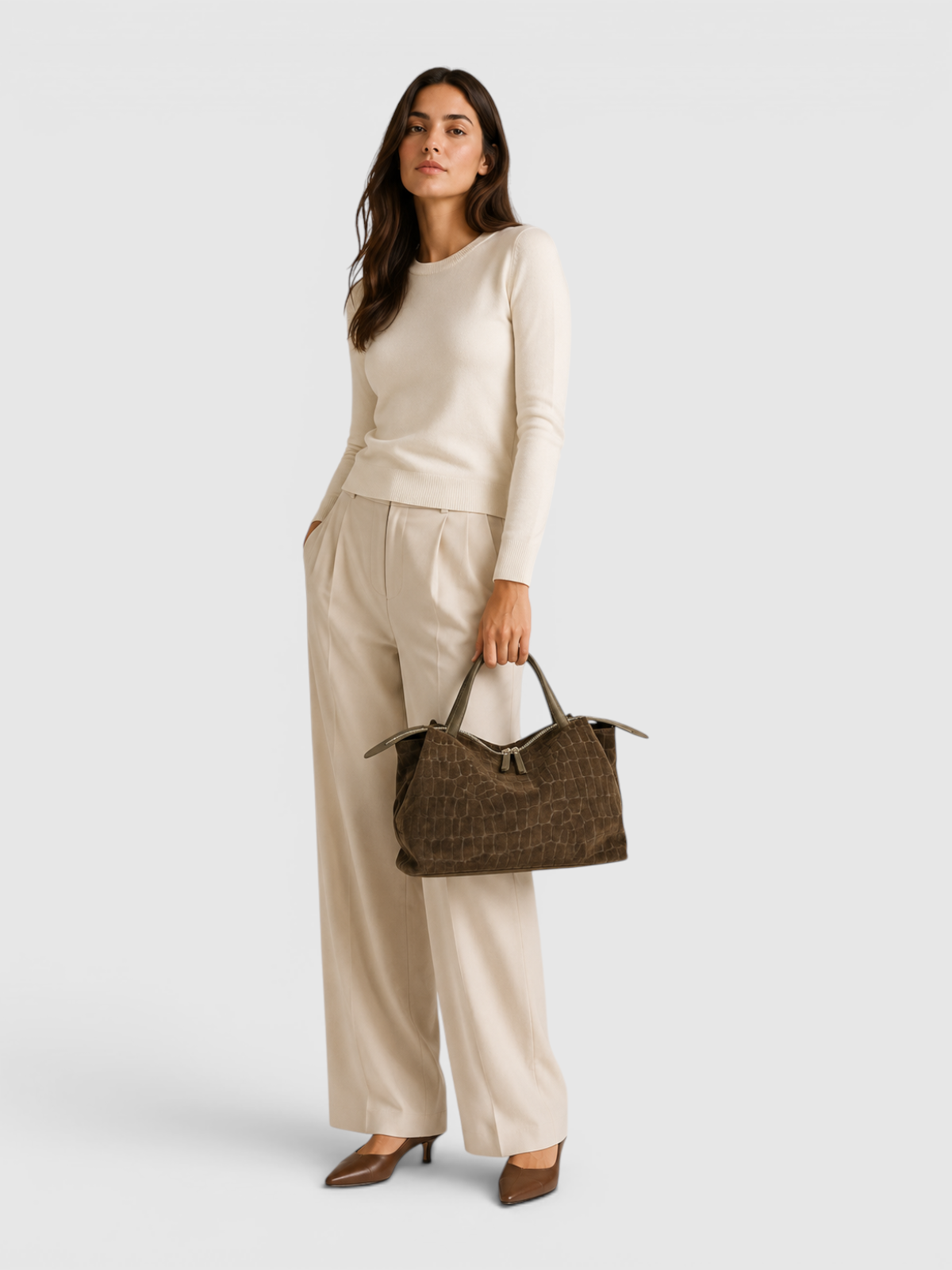 Algedi Suede Croc