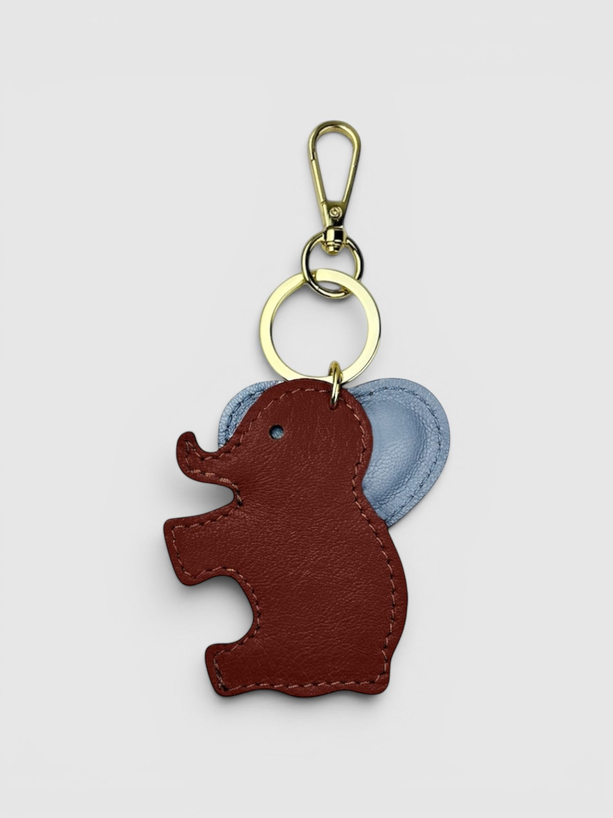 Sky blue heart keychain 