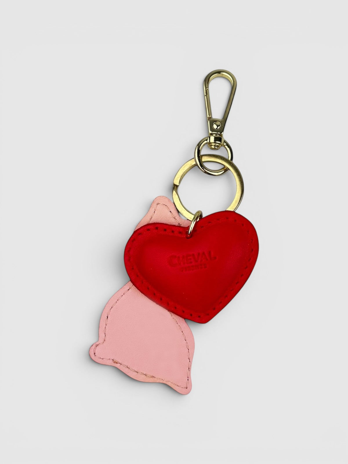 Red heart keychain 