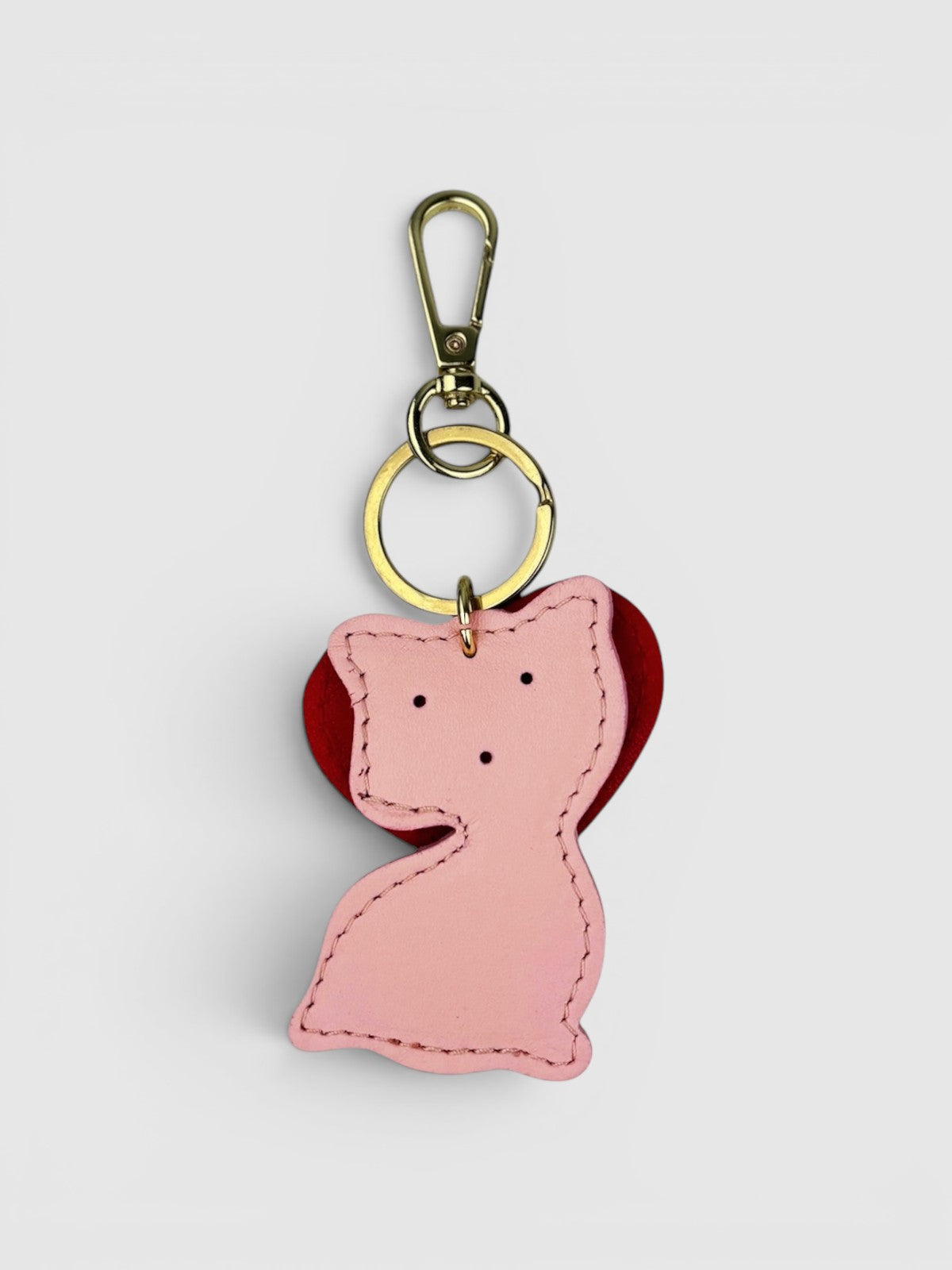 Red heart keychain 