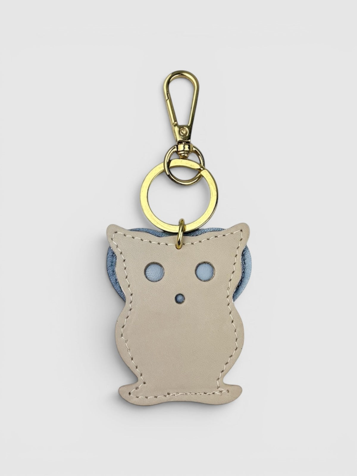 Sky blue heart keychain 