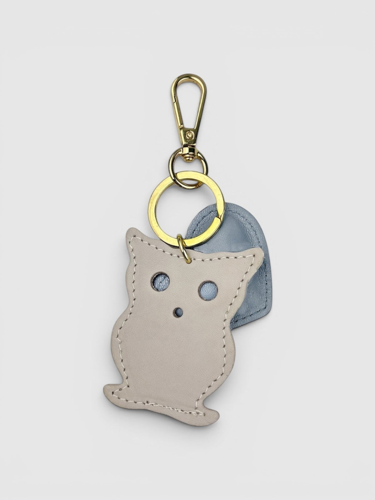 Sky blue heart keychain 