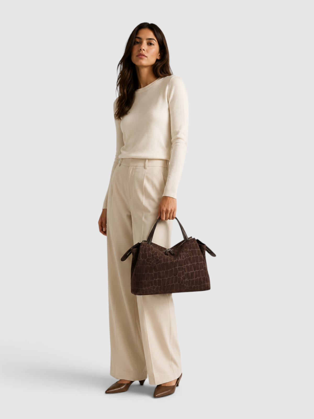 Algedi Suede Croc