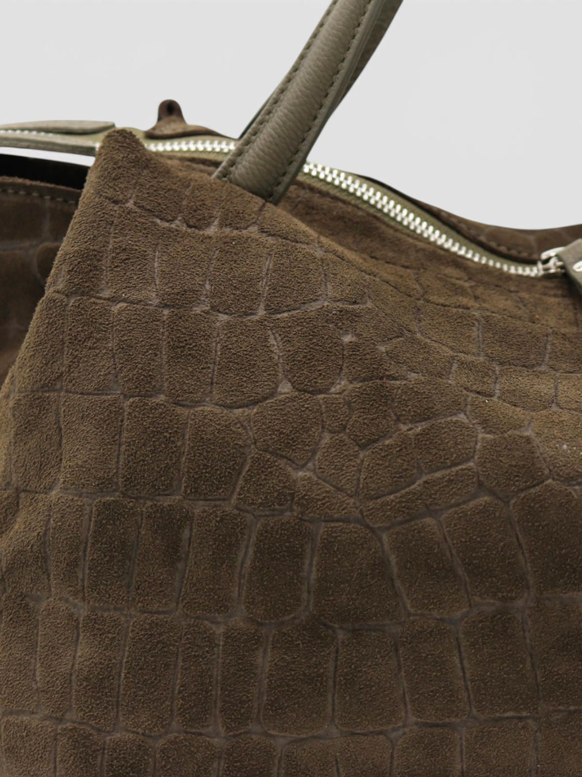 Algedi Suede Croc